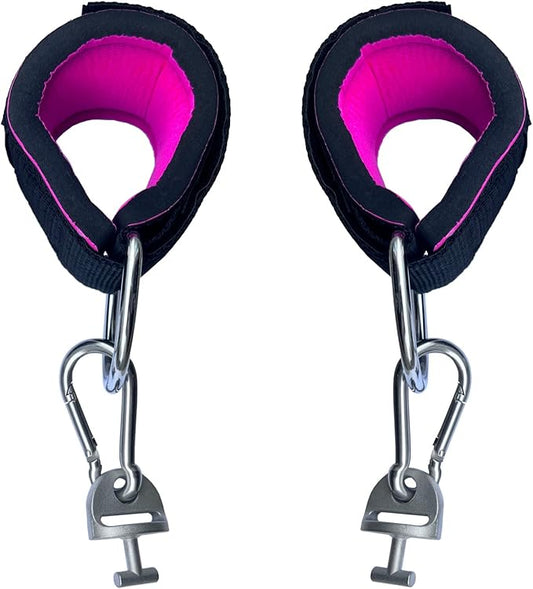 Ankle Workout Straps for Tonal Gym Machine,Hot Pink Adjustable Ankle Strap Attachments for Tonal,with Special Tonal Adapter Accessory