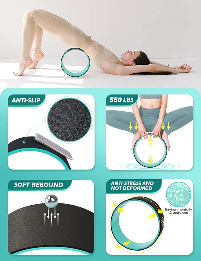 Yoga Wheel Set of 3 13"/10.5"/6.5''