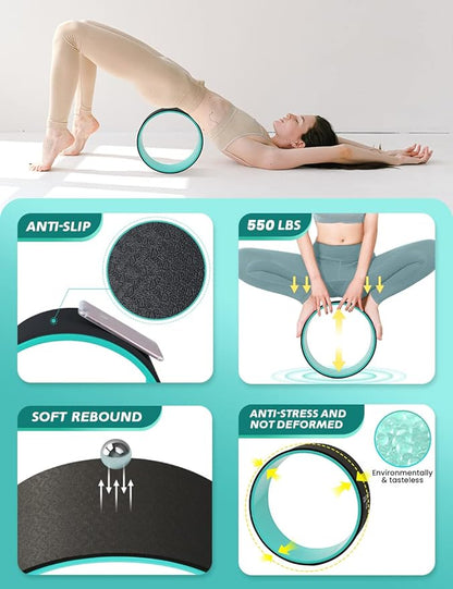 Yoga Wheel Set of 3 13"/10.5"/6.5''