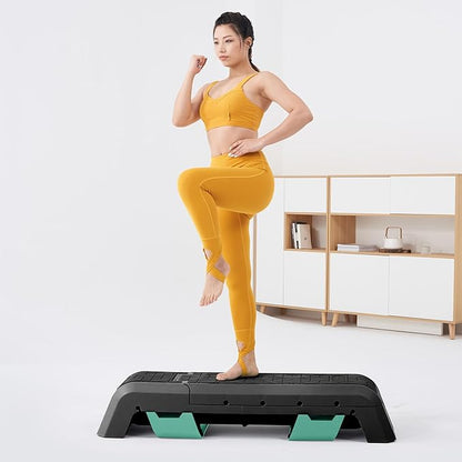 leikefitness Multifunctional Aerobic Deck with Cord Workout Platform