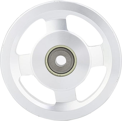 Gym Pulley Wheel, Aluminium Alloy Fitness Pulley Home Gym Attachments Part Exercise Strength Training Accessory Gym Fitness Equipment, for 10.5mm Bore Diameter
