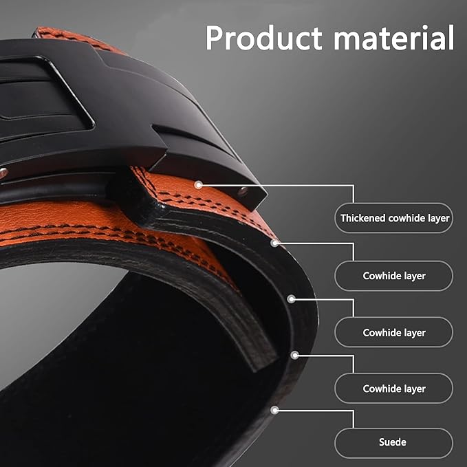Weightlifting Adjustable Lever Belt 13MM Men's Squat Deadlift