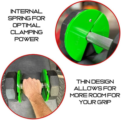 Micro Gainz Dumbbell Fractional 2.5 lb Weight Plate, Ideal for Micro Loading, (Choose Color) 4 Piece Fractional Weight Plates, Designed for Dumbbell Training, Made In USA