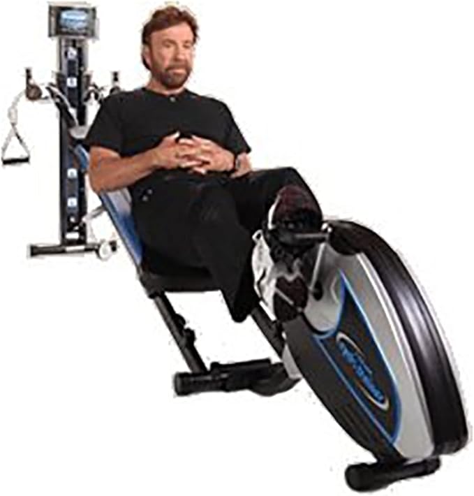 Total Gym Attachable Cyclo Supportive Trainer with Digital Monitor Progress Tracking Display for Home Workout Exercise Machines, Black