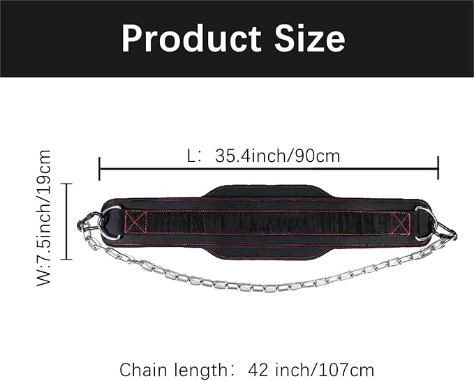 Dip Belt Weight Lifting Belt with Heavy Duty