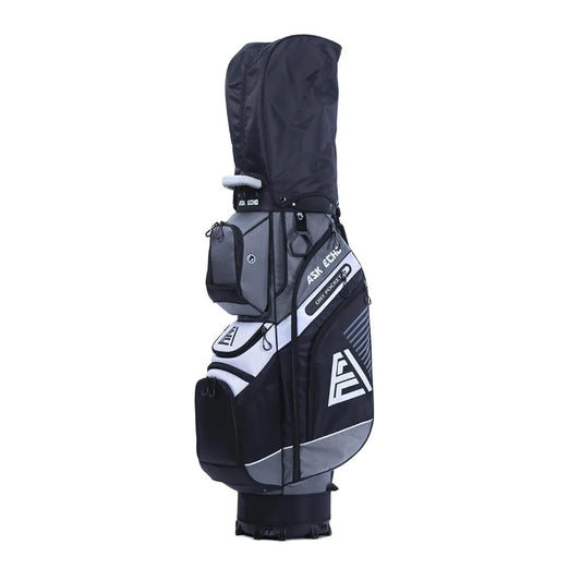 ASK ECHO T-Lock Golf Cart Bag with 14 Way Organizer Divider Top, Premium Cart Bag with Handles and Rain Cover for Men