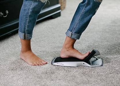 Dorsiflex. Deep calf, foot, and arch stretcher and foot rocker and slant board device for plantar fasciitis, Achilles tendinitis, calf stretching, ankle mobility, toe mobility and heel pain relief.