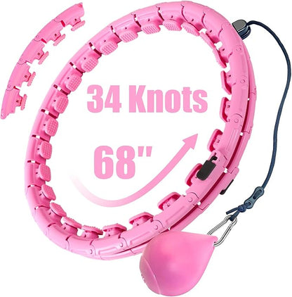 34 Knots Weighted Workout Hoop Plus Size