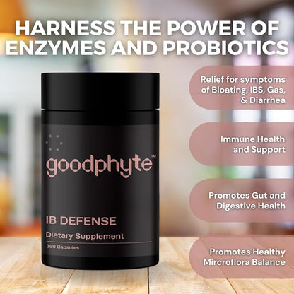 Premium Digestive Enzyme to Provide Relief from IBS, Constipation, Bloating, Gas, & Indigestion | Absorb More Micronutrients & Feel Better (360 Count)