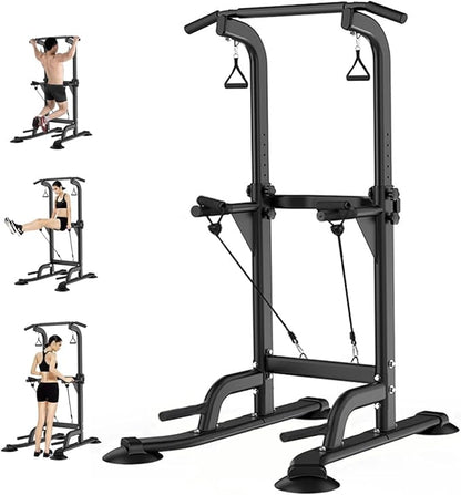 Power Tower Pull Up Bar Stand Assisted Training 330LBS