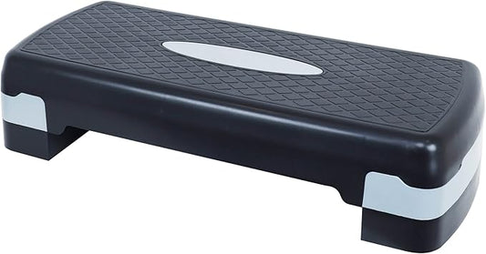 Signature Fitness Adjustable Workout Aerobic Stepper Step Platform Trainer 27-Inch, Multiple