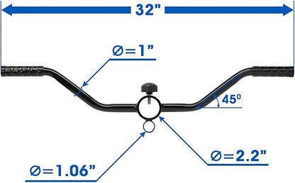 Yes4All Deluxe T-Bar Row Platform – Full 360° Swivel & Easy to Install – Fits 1” Standard and 2” Olympic Bars (8. Black - T-Bar Row Platform + Lock Jaw 1inch & 2inch)