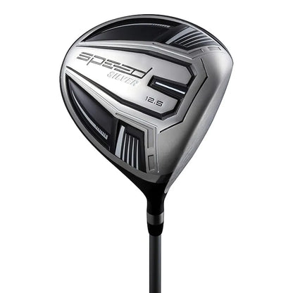 Speed Titanium Driver Golf Club, 10°, 11.5°, 12.5° Loft , Ultra Lightweight Graphite Shaft, Oversized Sweet Spot, Aerodynamic Design, USGA Conforming Mens Golf Driver + Deluxe Headcover