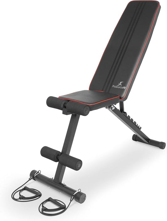ProsourceFit Foldable & Adjustable Multi-Purpose Weight Bench Home