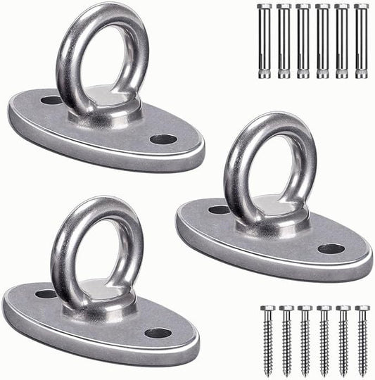 BeneLabel Wall Ceiling Mount Bracket for Suspension Strap Trainer, 2800lb Capacity, Body Weight Strength Training Systems, Aerial Yoga Swing, Resistance Band,Hammock,Battle Rope, Boxing Equipment