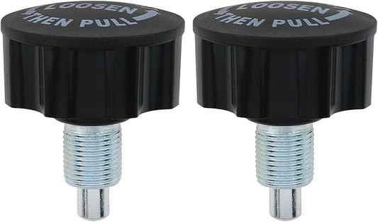 AYLIFU M18 Pop Pull Pin Knob Adjustment Fitness Pop Pull Pin Knob for Fitness Equipment Bicycle Equipment Black 2PCS