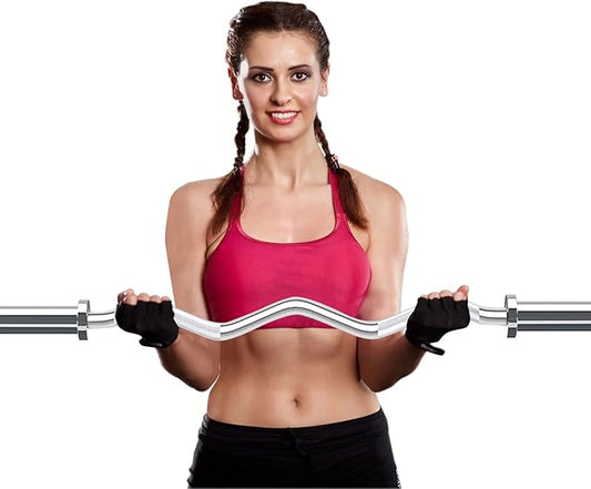 Elevens Olympic Barbell Training Curl Weight Bar 300LBS/330LBS/700LBS /1000LBS/1500LBS Capacity,Chrome