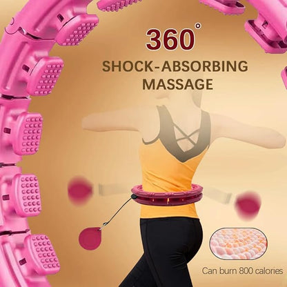 Weighted Fit Hoop 2 in 1 Abdomen 60inch 30 30 Knots,47inch Knots,47inch 24 24 Knots,Great