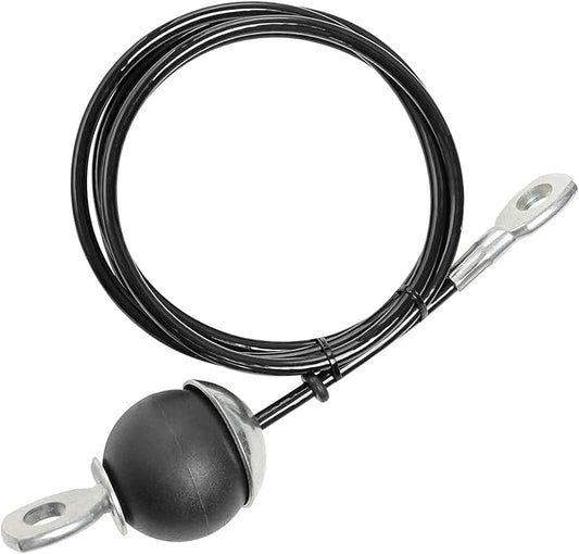 Taeku Fitness Pulley Cable, Heavy-Duty 6mm Steel Wire Rope for Home Gym, Adjustable Replacement Cable for Weightlifting, LAT Pulldown, and Cable Machine Accessories