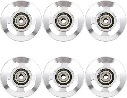 balacoo 6pcs Aluminum Alloy Tec Weight Lifting Accessories Gym Equipment Accessories Workout Equipment Accessories Exercise Pulley Ball Bearings Gym Replacement Parts