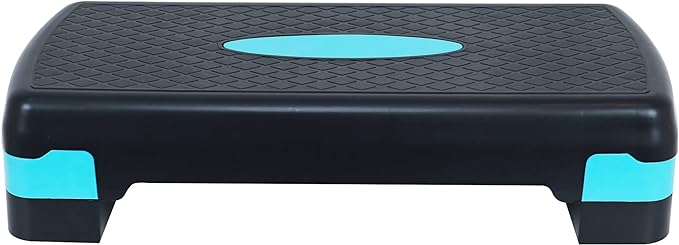 Signature Fitness Adjustable Workout Aerobic Stepper Step Platform Trainer 27-Inch, Multiple