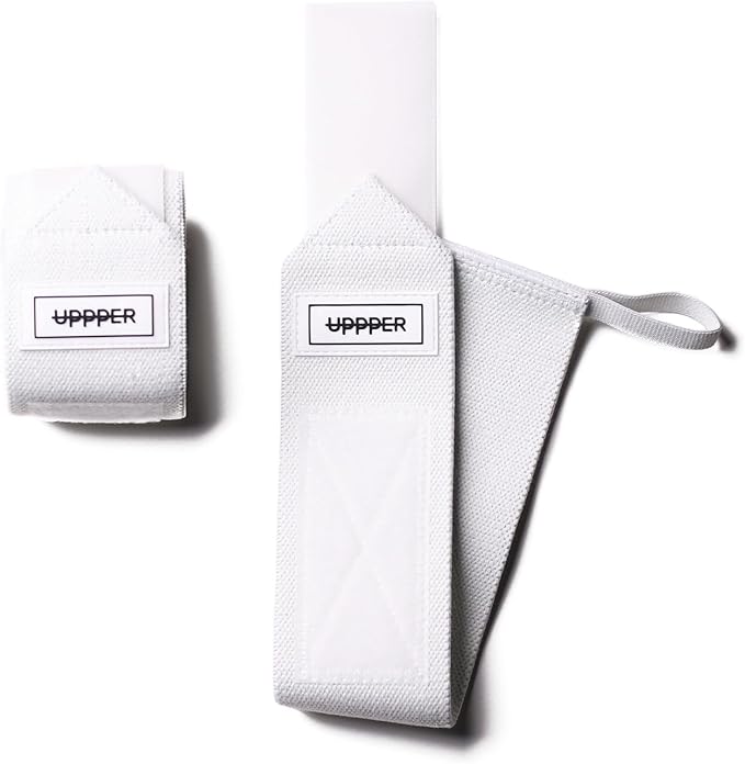 UPPPER Wrist Wraps for Weightlifting - 19" Wrist Support with Thumb Loop for Bench Press, Powerlifting, and Gym Workouts - Men & Women | Premium Fitness Gear