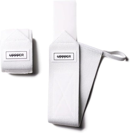 UPPPER Wrist Wraps for Weightlifting - 19" Wrist Support with Thumb Loop for Bench Press, Powerlifting, and Gym Workouts - Men & Women | Premium Fitness Gear