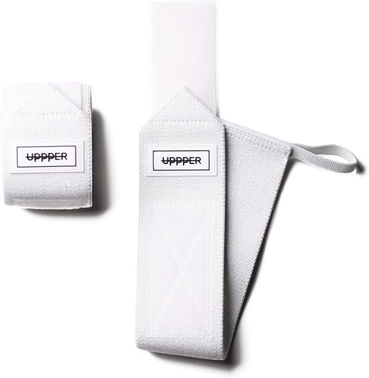 UPPPER Wrist Wraps for Weightlifting - 19" Wrist Support with Thumb Loop for Bench Press, Powerlifting, and Gym Workouts - Men & Women | Premium Fitness Gear