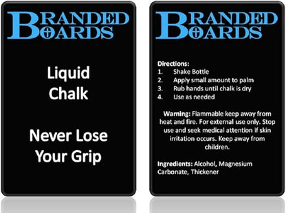 Liquid Chalk & Weightlifting Straps for Rock Climbing, Powerlifting, Cross Training, Mess Free Gym Approved, Dries Fast