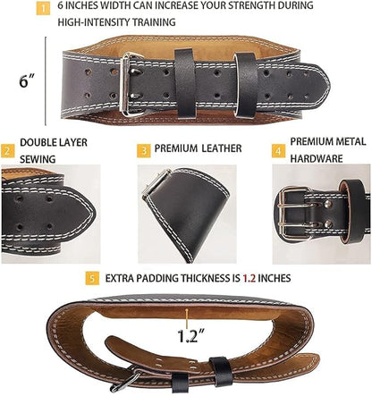Weight Lifting Belt 6 Inch