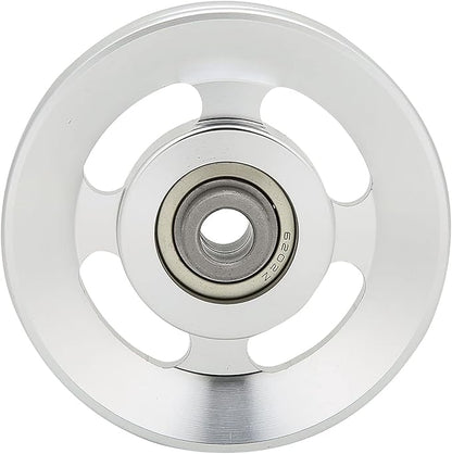 Cable Pulley Aluminum Pulley Wheel Gym Pulley Wheel Bearing Pulley Wheel Gym Accessory Home Gym Attachments 90mm Pulley Wheel Replacement for Gym Equipment
