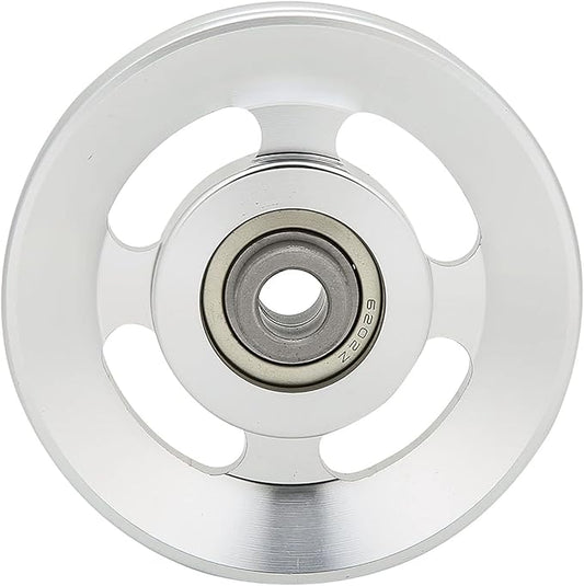 Gym Pulley Wheel, Aluminium Alloy Fitness Pulley Home Gym Attachments Part Exercise Strength Training Accessory Gym Fitness Equipment, for 10.5mm Bore Diameter