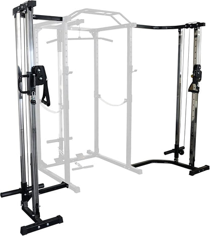 Signature Fitness Multi-Function Adjustable Power Cage with J-Hooks