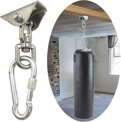 Arlai Hanging Chair Hardware Hanging Kit - Heavy Duty 360° Rotate Ultra Durable Hooks for Swing, Yoga, Playground, Gym, Punching Bag Hanger, 1000 lb Capacity