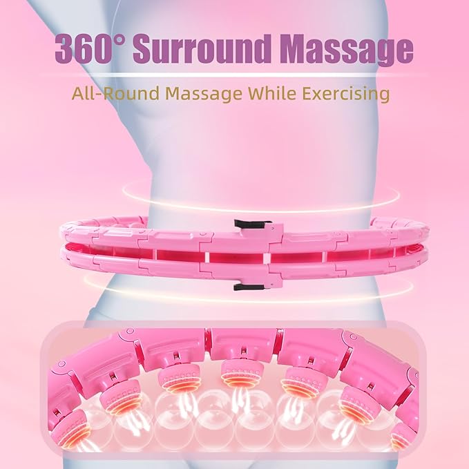 34 Knots Weighted Workout Hoop Plus Size