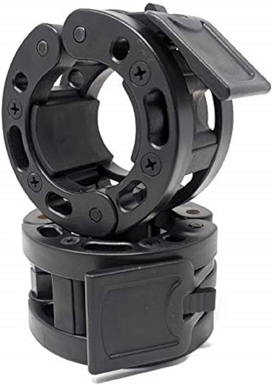 Clout Fitness Olympic Barbell Clamps Collars Quick Release 2 Inch
