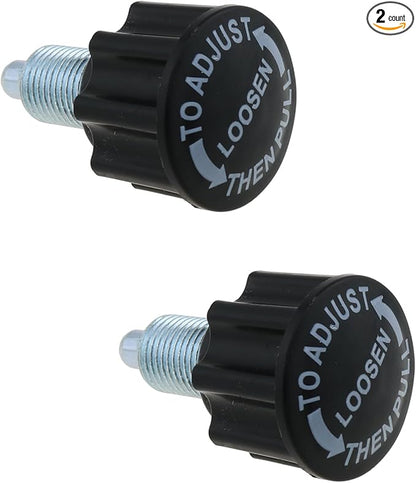 DGZZI 2PCS Fitness Equipment Spring Knob Pop Pin M16 Plum Pull Pin Adjusting Pin Knob Suitable for Exercise Bike and Fitness Equipment