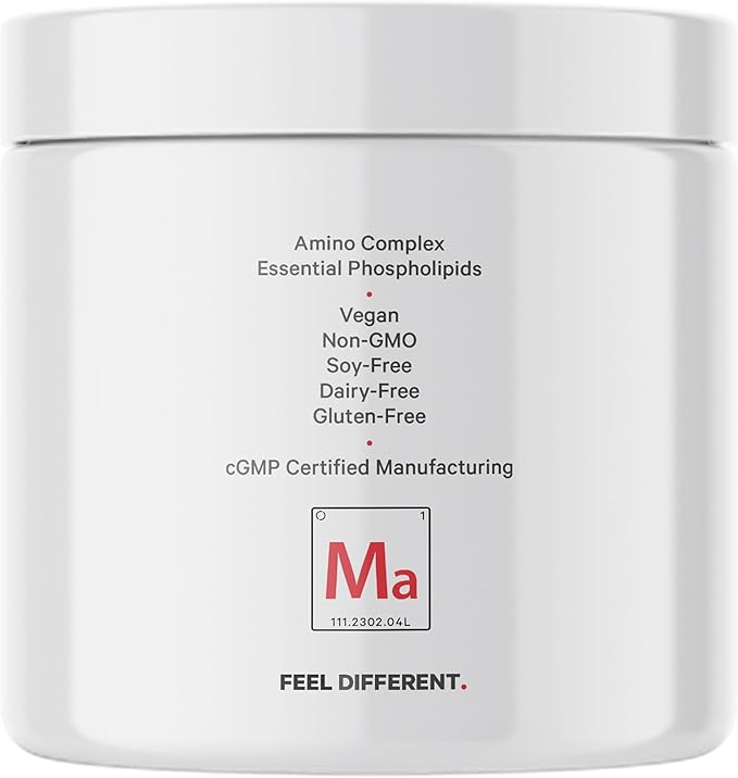 Codeage Liposomal Multi Amino Powder Supplement - BCAA & EAA Supplement All 9 Essential Amino Acids, Branched-Chain Amino Acid, Pre & Post Workout, Unflavored, Liposomal Delivery, Non-GMO, 6.15 oz