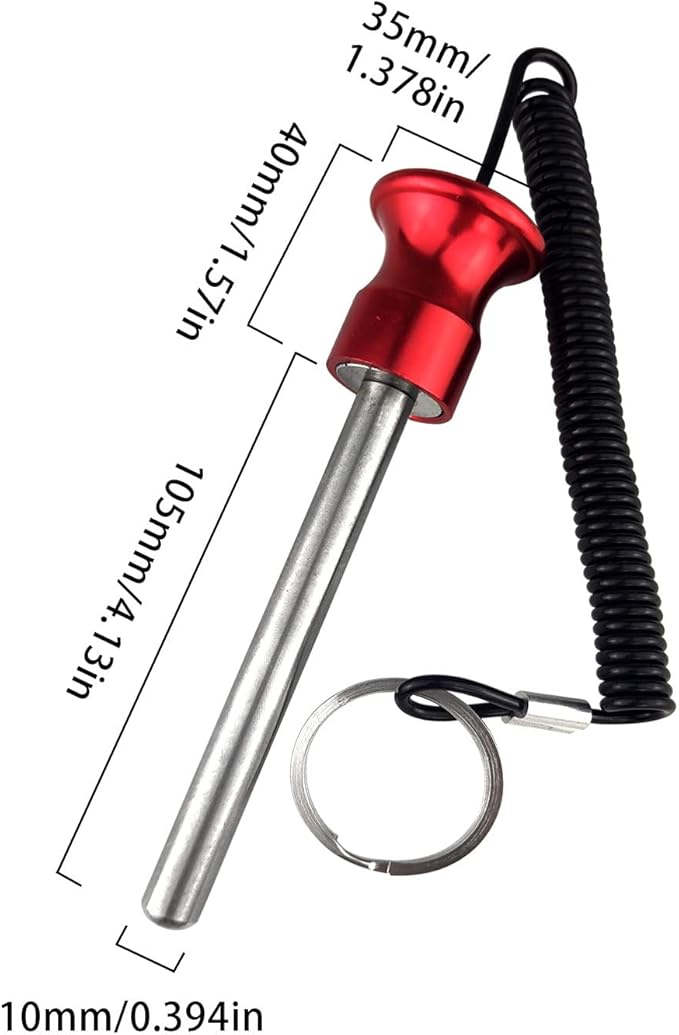 Flylin Weight Stack Pin, Aluminium Alloy Quick Release Pin Magnetic Strength Training Screw Bolt Strength Training Equipment for Fitness Equipment Pin Training