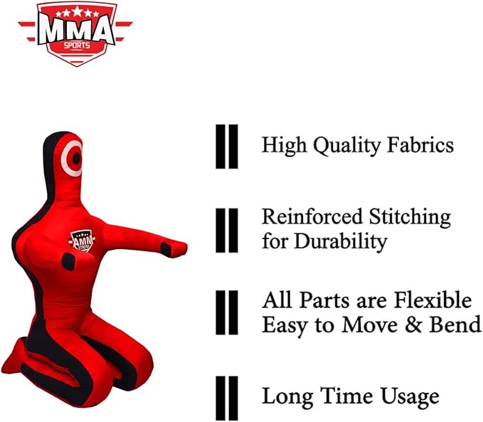 Sports Brazilian JIU Jitsu Grappling Submission Throwing Dummy Punching Heavy Bag Kick Boxing Dummies UNFILLED