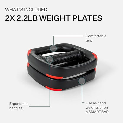 Les Mills™ Dual Purpose 2.2 lbs Ergonomic Free