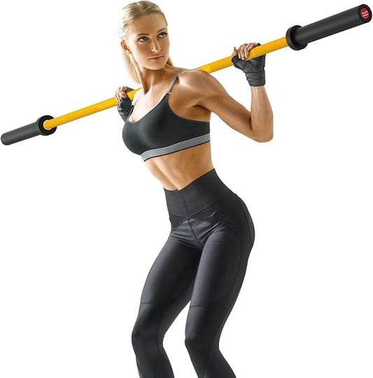 Elevens Olympic Barbell Training Curl Weight Bar 300LBS/330LBS/700LBS /1000LBS/1500LBS Capacity,Chrome