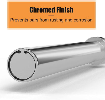 Olympic Barbell Weight Bar for Weightlifting 7ft/6ft/5ft for 500lbs/400lbs/330lbs Weight