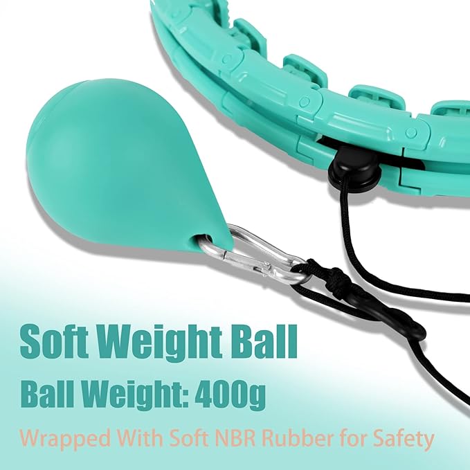 34 Knots Weighted Workout Hoop Plus Size