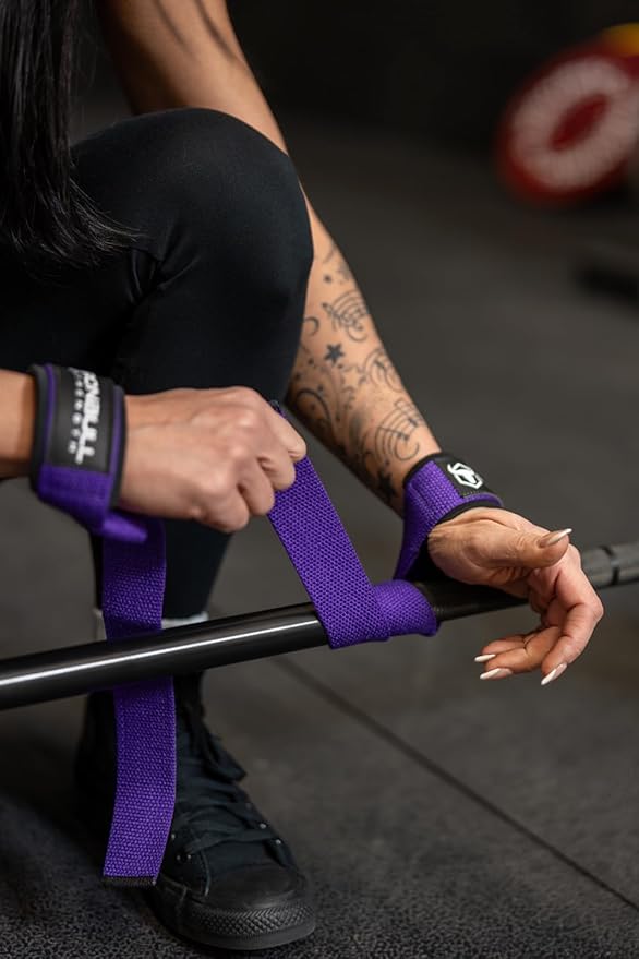 Lifting Straps (1 Pair) - Wrist Straps for Weightlifting - Lifting Straps Gym for Deadlift - Weight Lifting Straps for Weight Training - Gym Straps for Workout, Powerlifting, Strength Training and Bodybuilding - For Men and Women