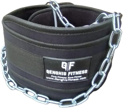 Dip Belt With Chain For Weightlifting