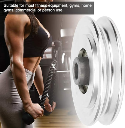 Alomejor Fitness Pulley 70 80mm Universal Bearing Pulley