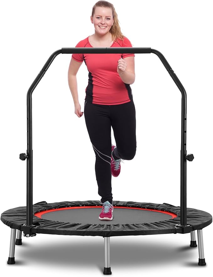 HYD-Parts 40" Foldable Mini Trampoline for Adults and 330lbs