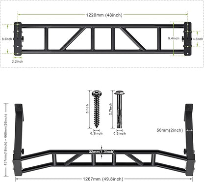 Kipika 48" Ceiling Mounted Pull Up Bar