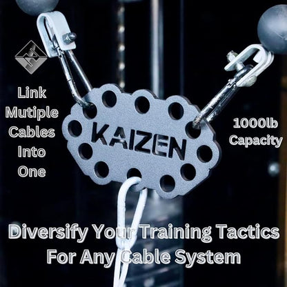 F&F STEEL Multi-Link - Cable Machine Attachment for Pulley Systems - Combine Multiple Cables in One